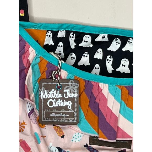 NWT Matilda Jane No Tricks Halloween Treat Bag Tote Girls Wonderment Boho - Picture 6 of 10